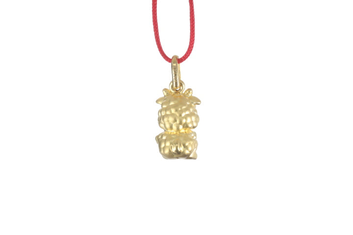 24K 3D Ram Pendant