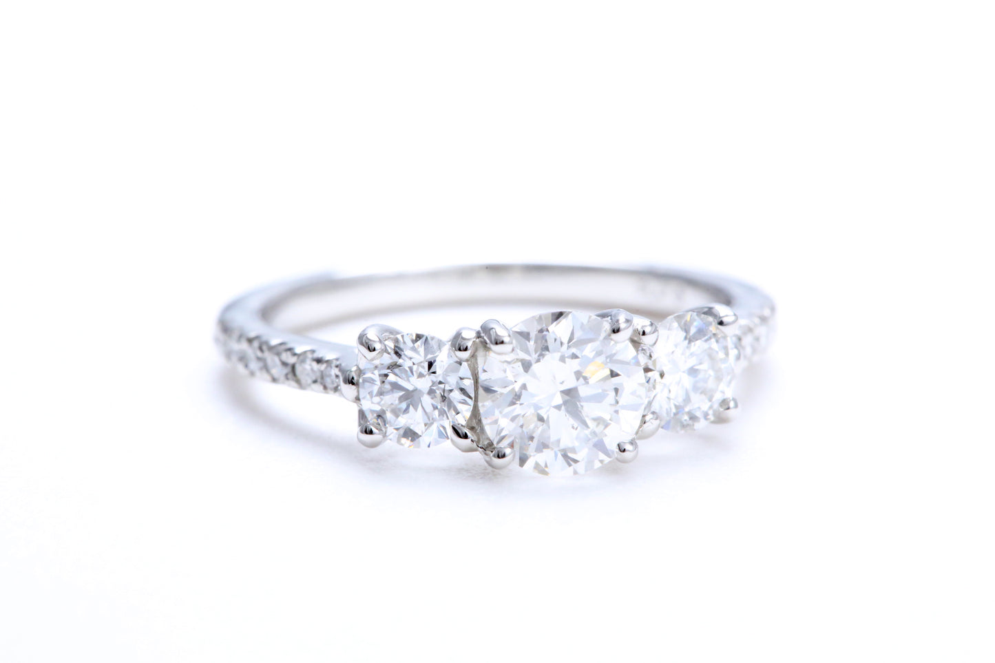 Three Stone Engagement Ring