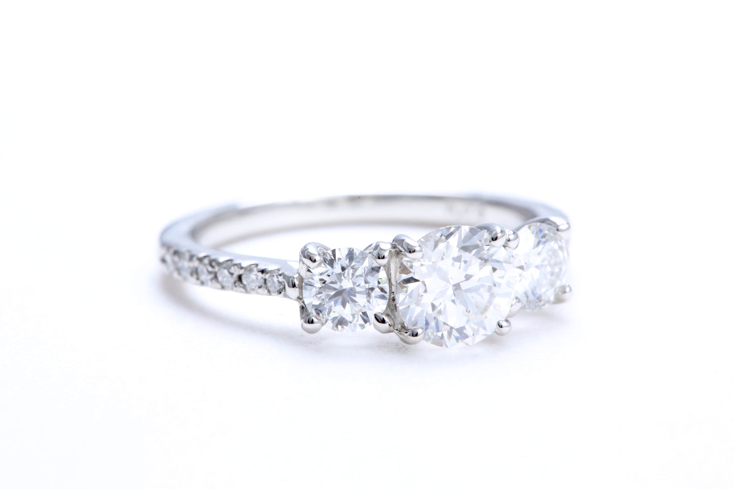 Three Stone Engagement Ring