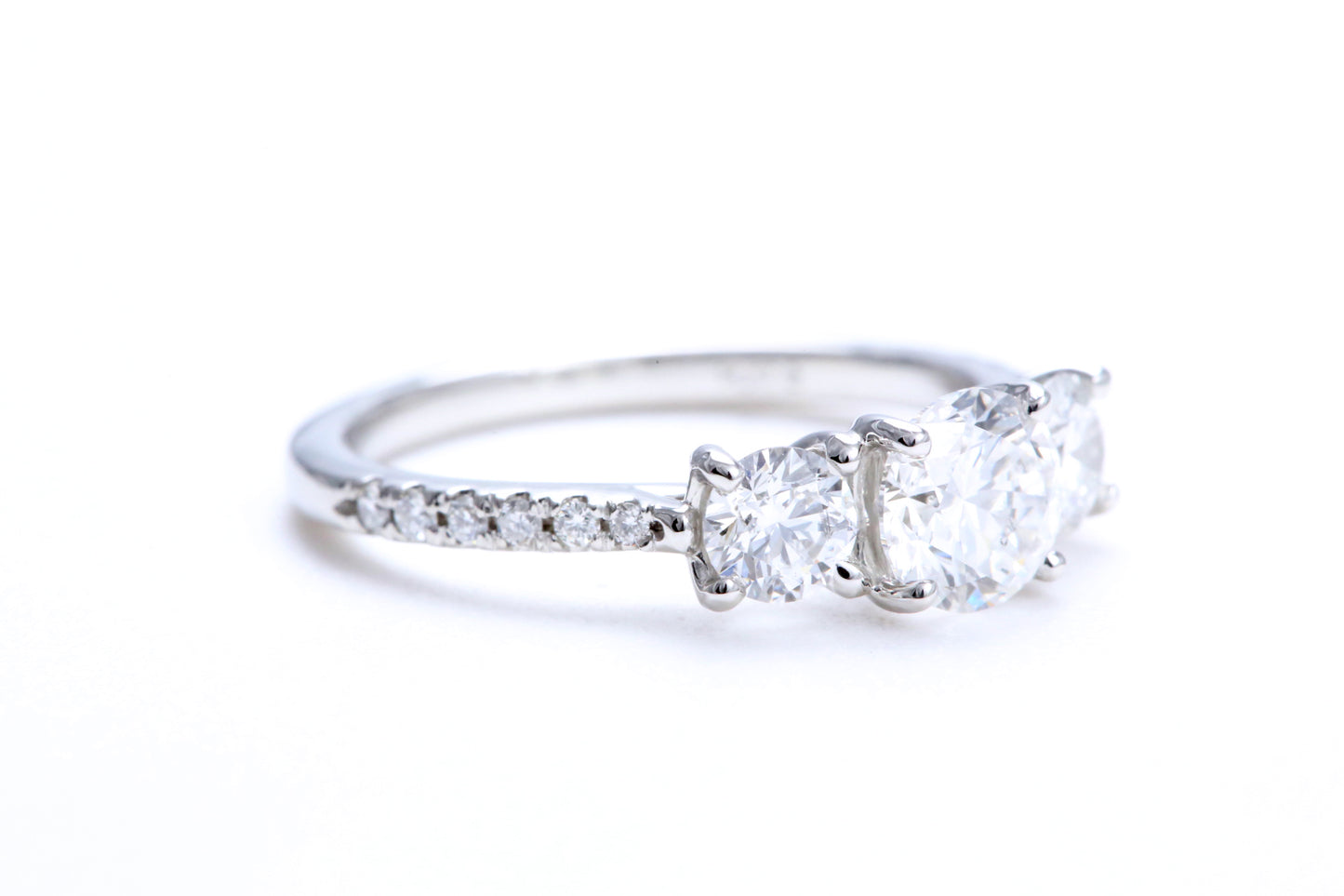 Three Stone Engagement Ring