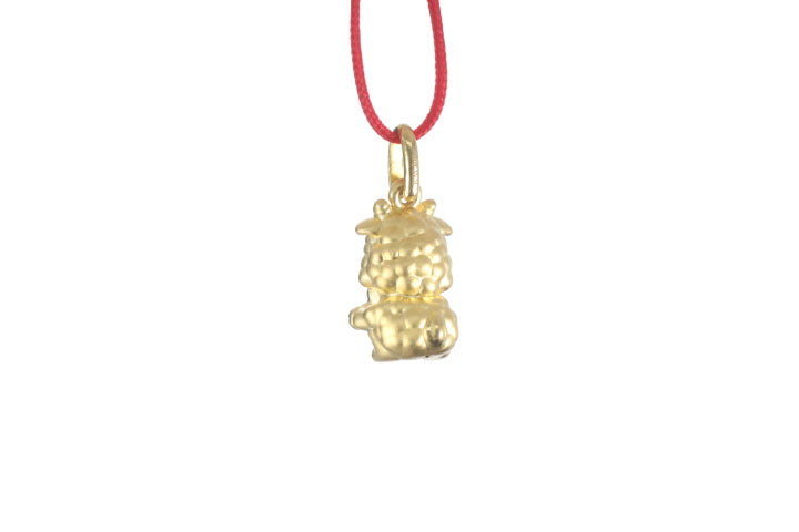 24K 3D Ram Pendant