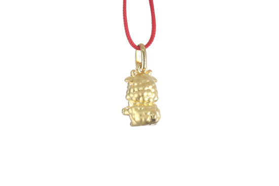 24K 3D Ram Pendant