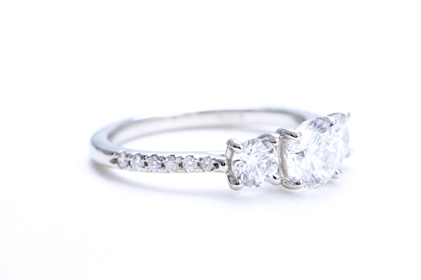 Three Stone Engagement Ring