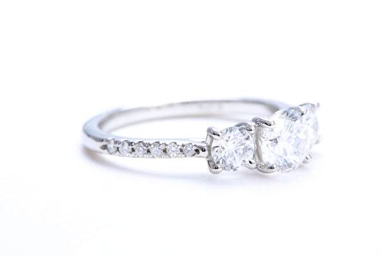 Three Stone Engagement Ring