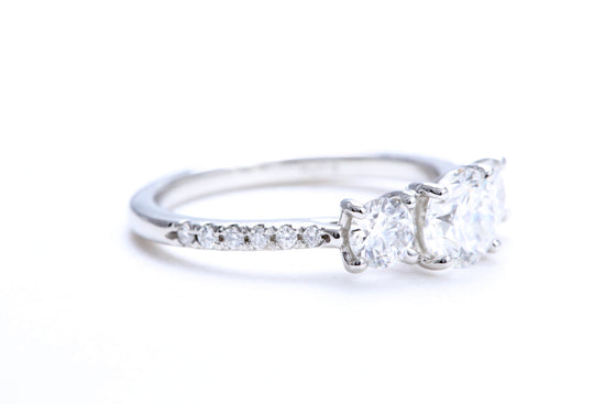 Three Stone Engagement Ring