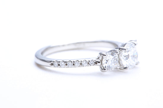 Three Stone Engagement Ring