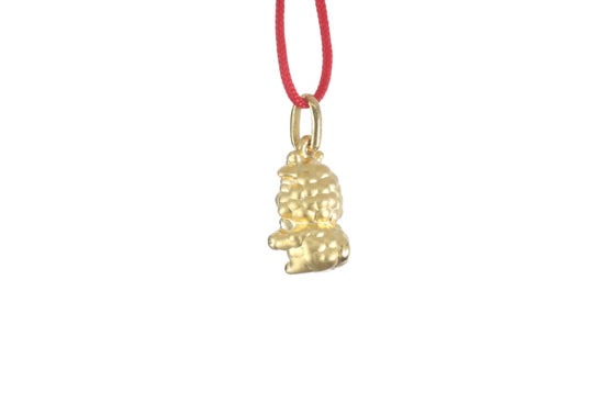 24K 3D Ram Pendant