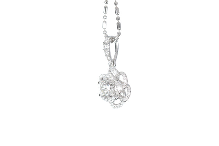 Camilla Flower Diamond Pendant