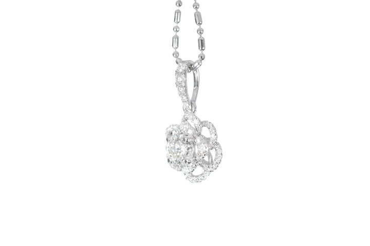 Camilla Flower Diamond Pendant