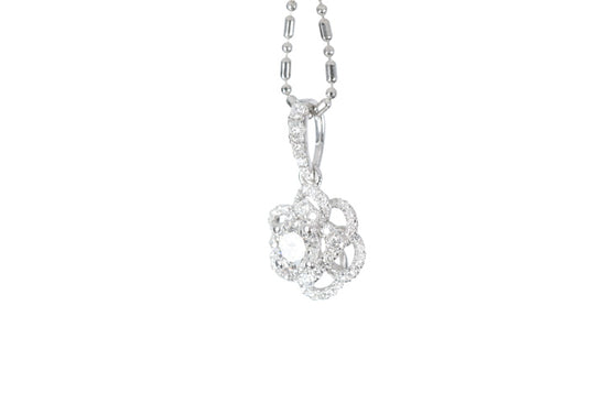 Camilla Flower Diamond Pendant