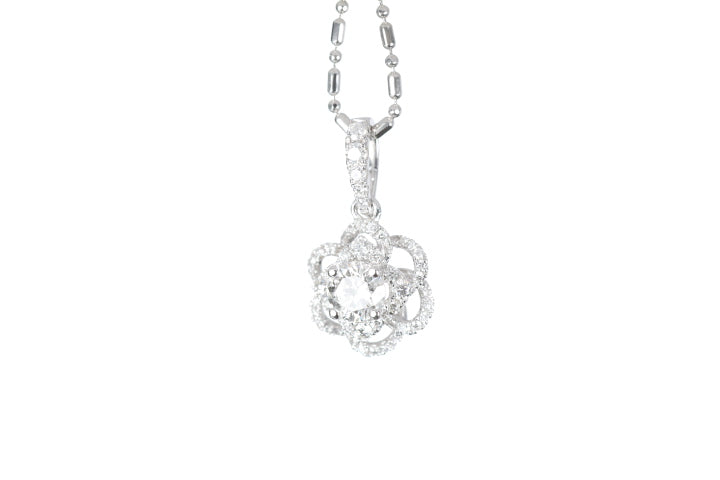 Camilla Flower Diamond Pendant