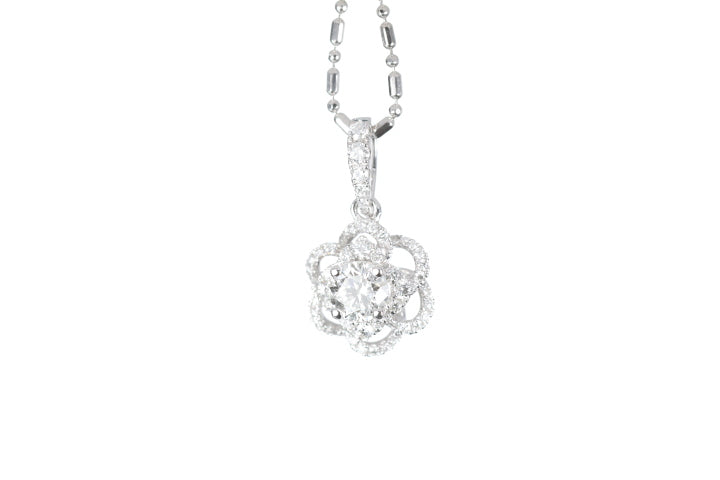 Camilla Flower Diamond Pendant