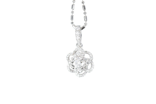 Camilla Flower Diamond Pendant