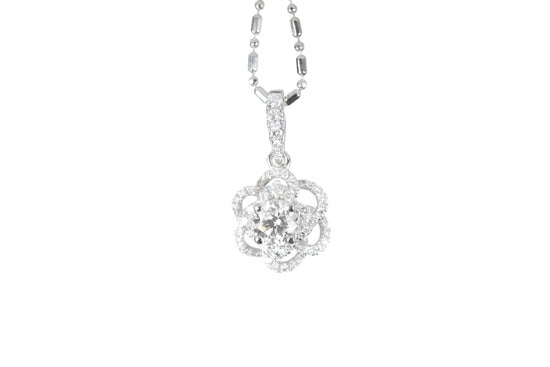 Camilla Flower Diamond Pendant