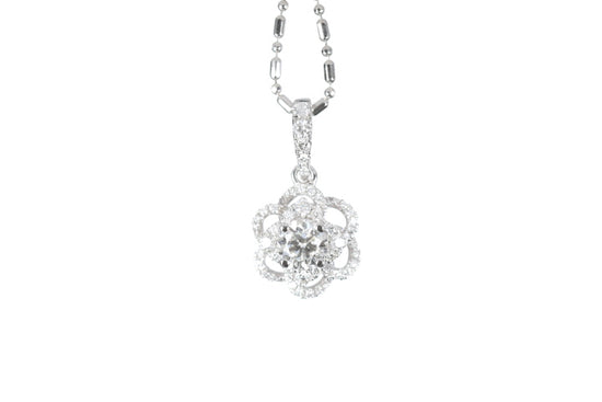 Camilla Flower Diamond Pendant