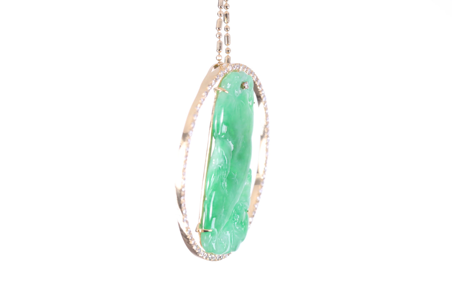 Jadeite Gourd Pendant