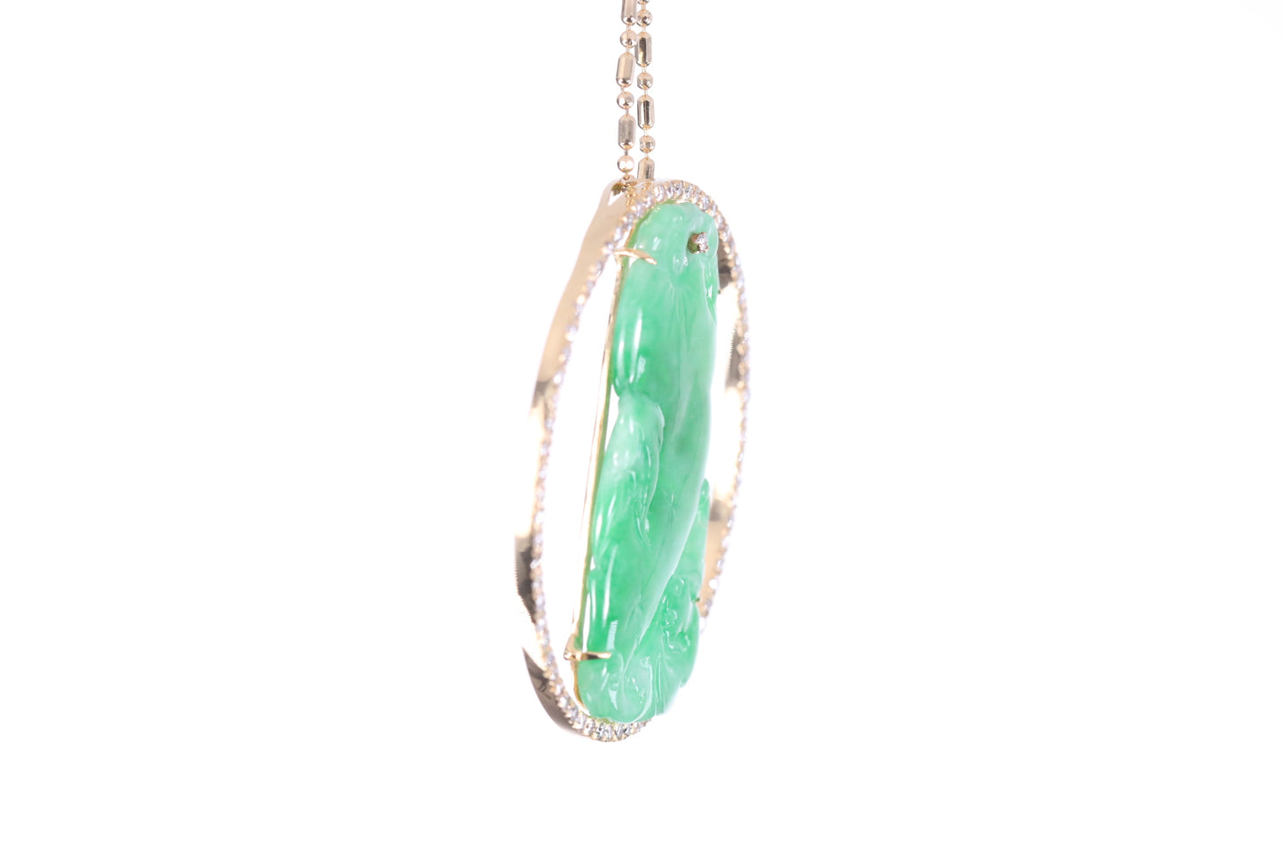 Jadeite Gourd Pendant