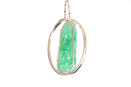 Jadeite Gourd Pendant