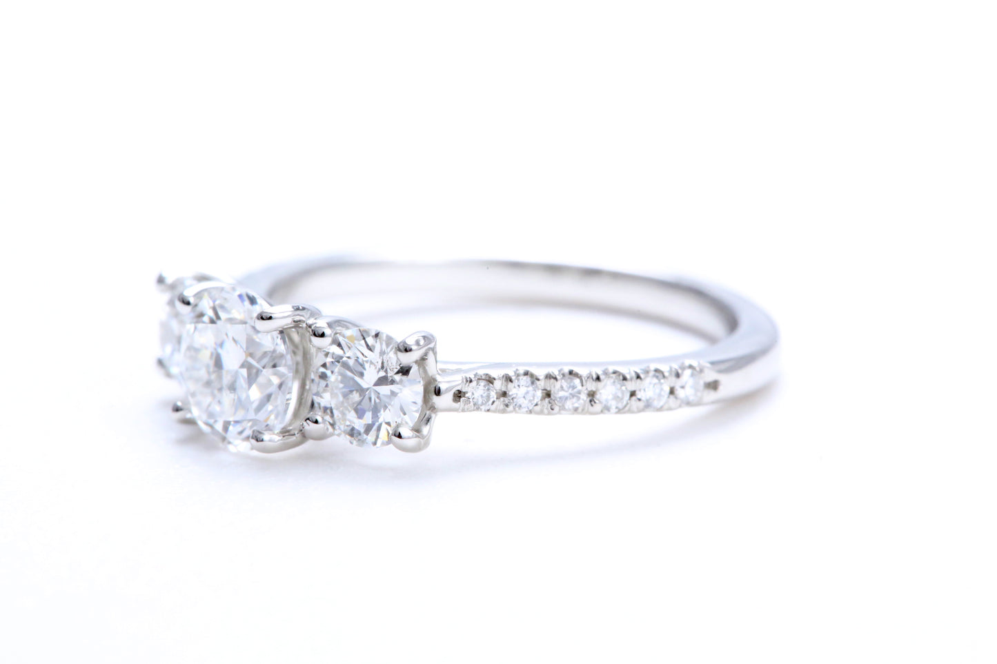 Three Stone Engagement Ring