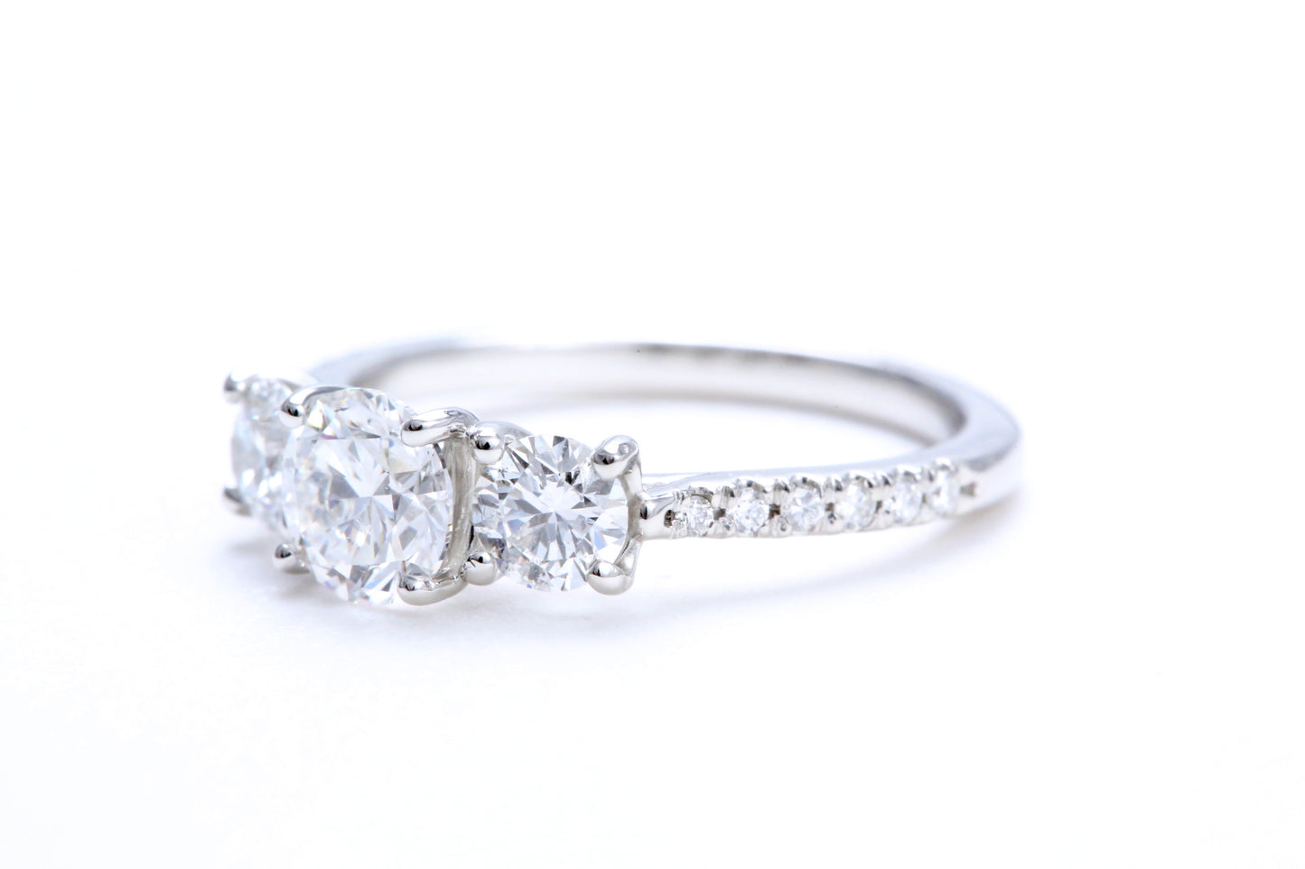 Three Stone Engagement Ring