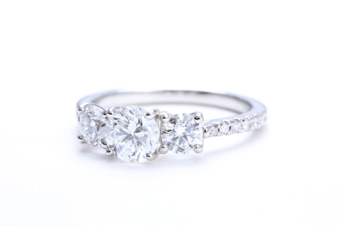 Load image into Gallery viewer, Three Stone Engagement Ring
