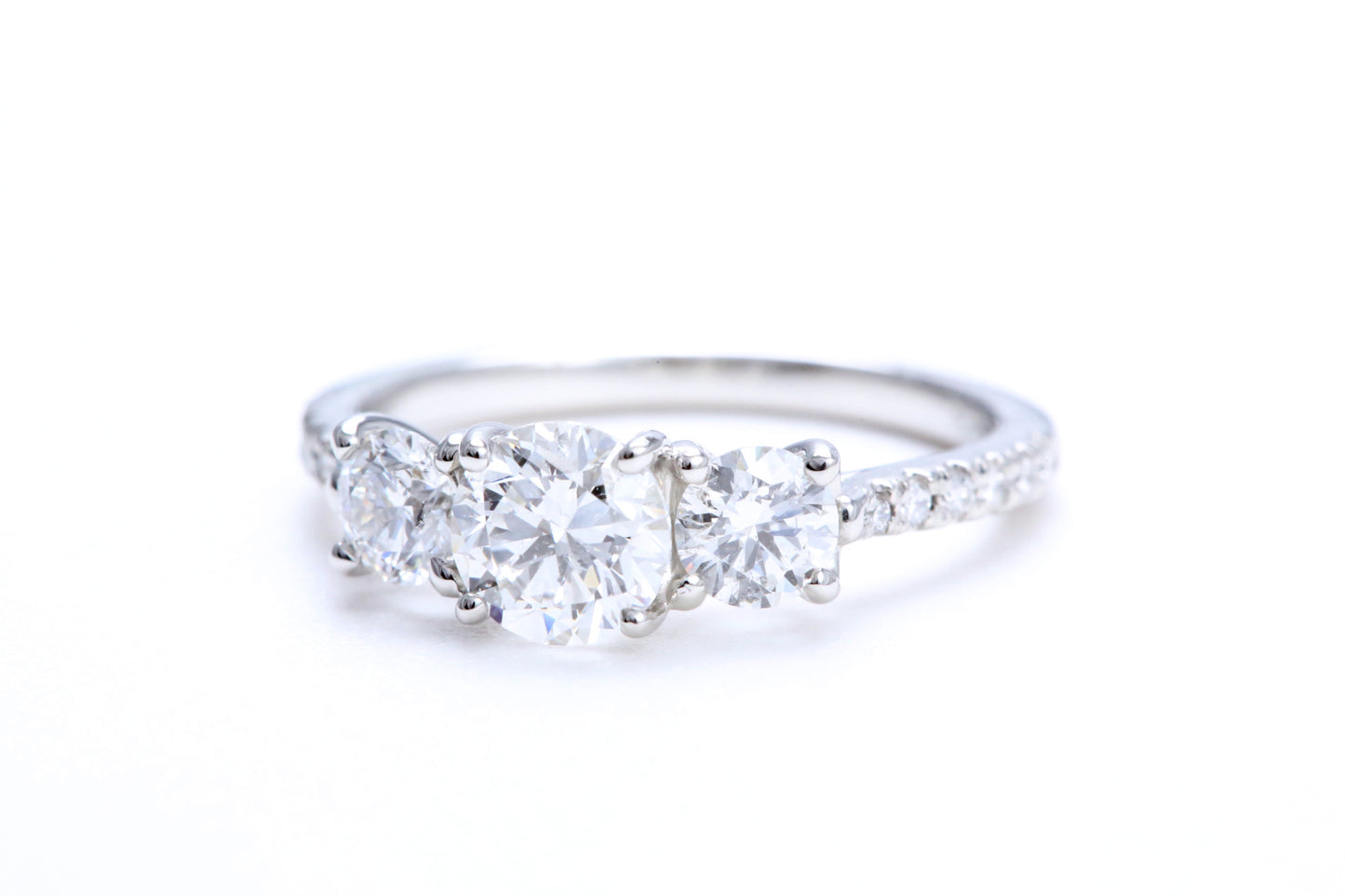 Load image into Gallery viewer, Three Stone Engagement Ring
