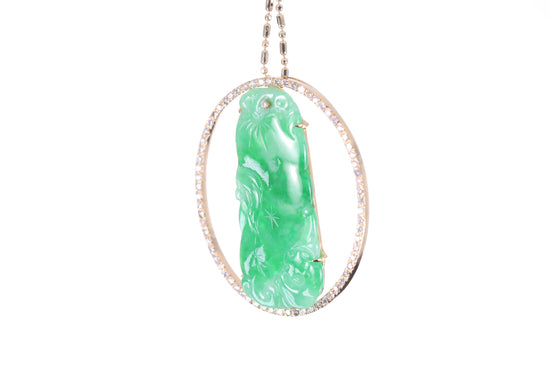 Load image into Gallery viewer, Jadeite Gourd Pendant
