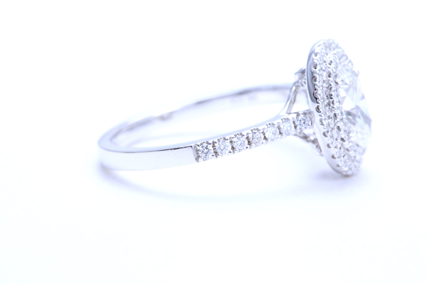 3/4 Carat Oval Shaped Engagement Ring