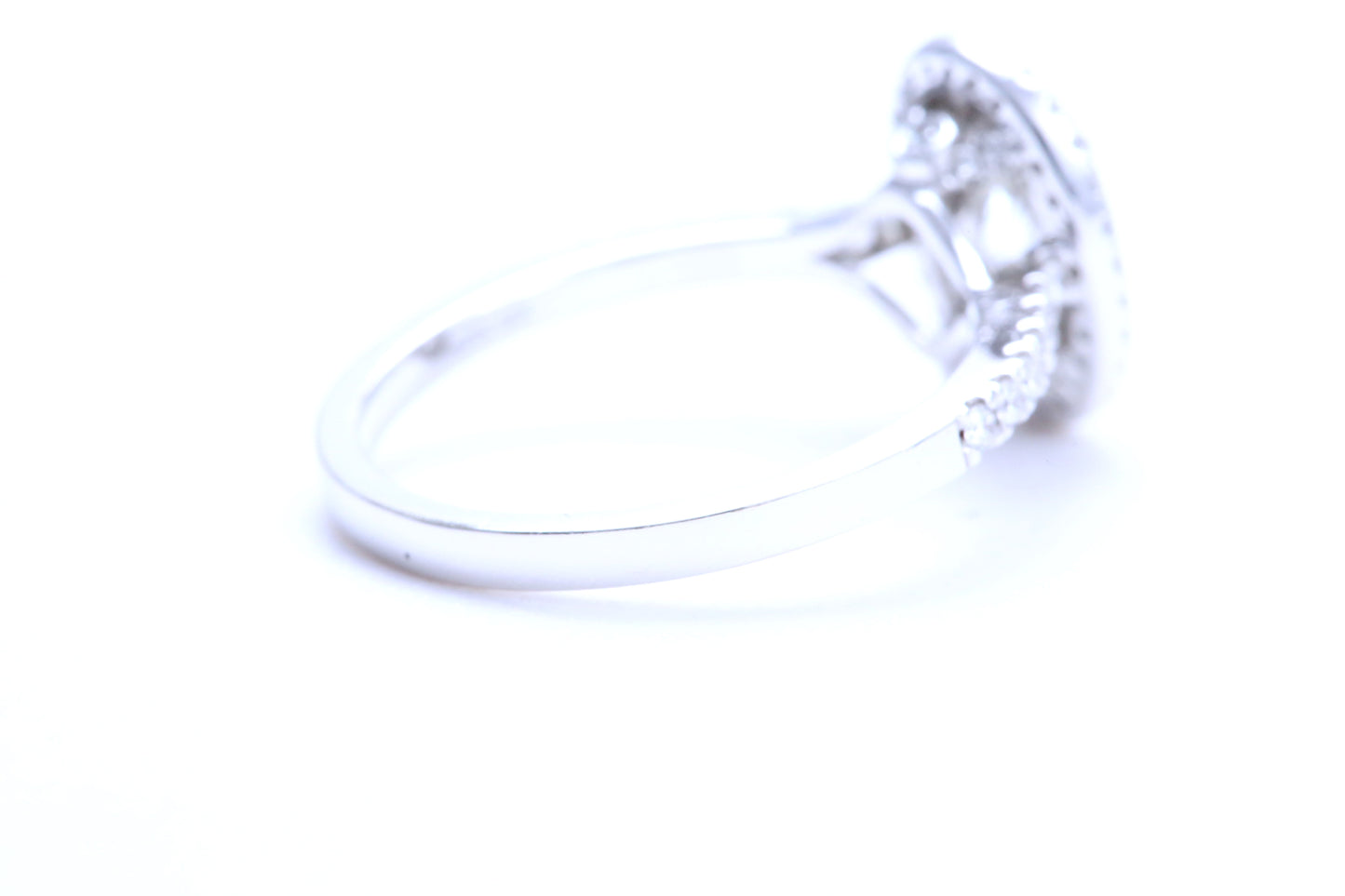 3/4 Carat Oval Shaped Engagement Ring