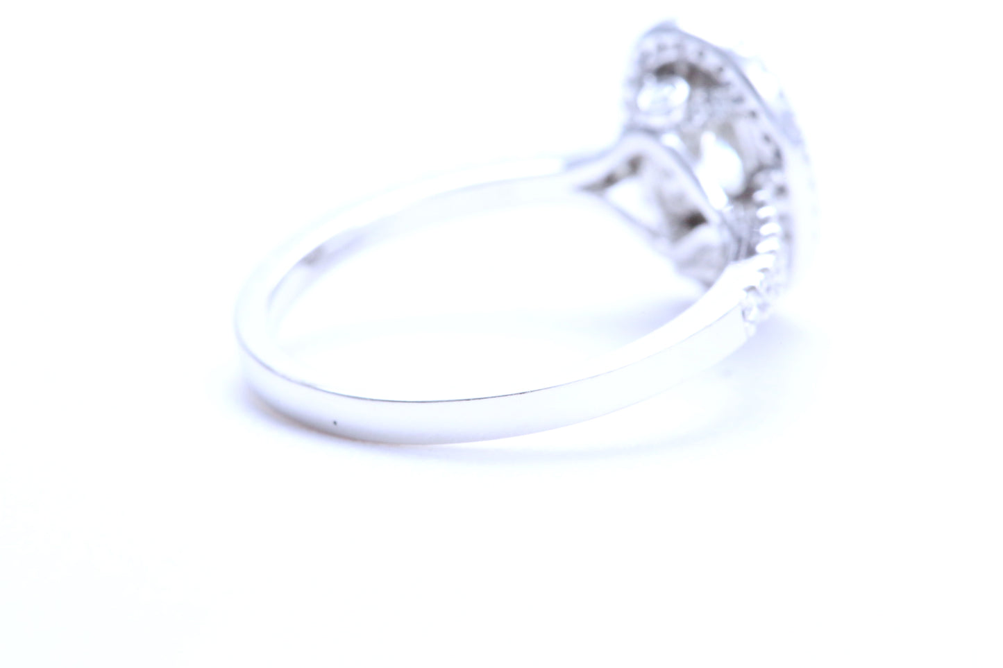 3/4 Carat Oval Shaped Engagement Ring
