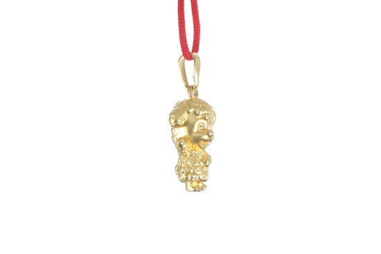 24K 3D Gold Ram Pendant