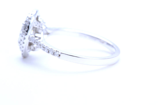 3/4 Carat Oval Shaped Engagement Ring