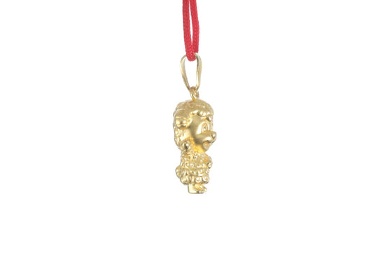 24K 3D Gold Ram Pendant