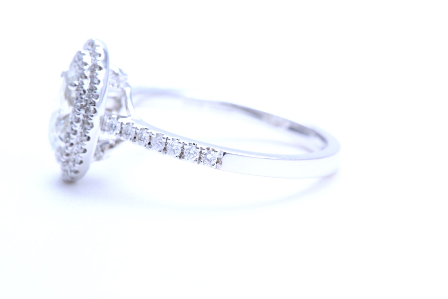 3/4 Carat Oval Shaped Engagement Ring