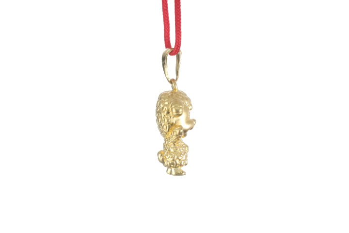 24K 3D Gold Ram Pendant