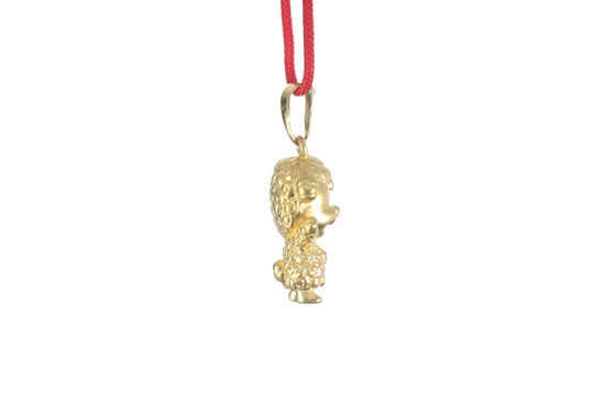 24K 3D Gold Ram Pendant