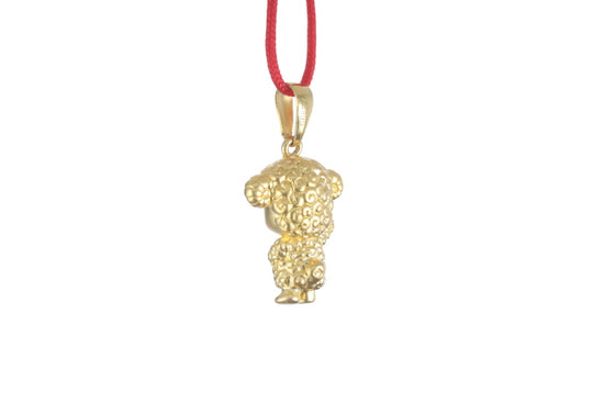 24K 3D Gold Ram Pendant