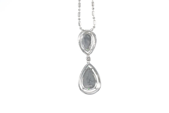 Load image into Gallery viewer, Jadeite Double Pear Shaped Pendant

