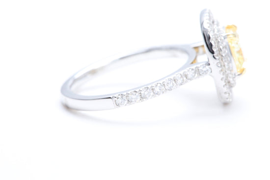 Fancy Cushion Shaped Diamond Ring