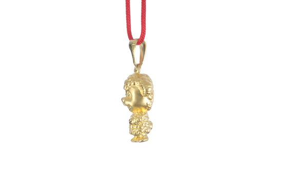 24K 3D Gold Ram Pendant