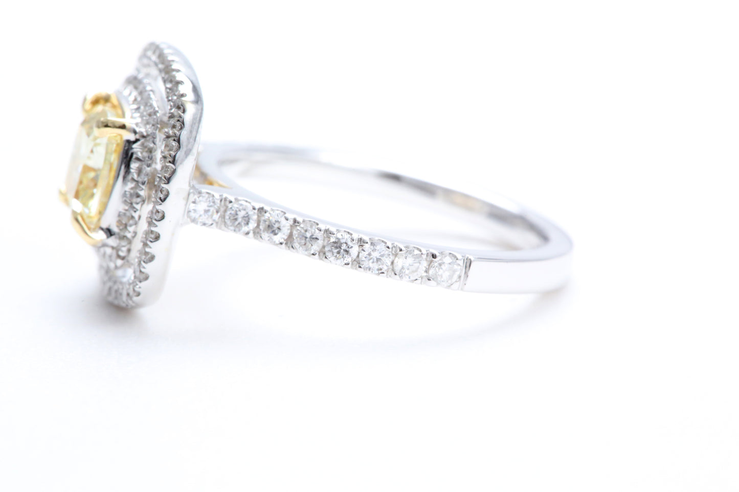 Fancy Cushion Shaped Diamond Ring