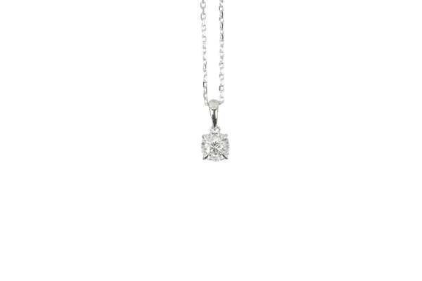 Solitaire Diamond Pendant