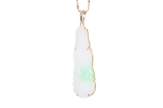 Jadeite Guan Yin Pendant