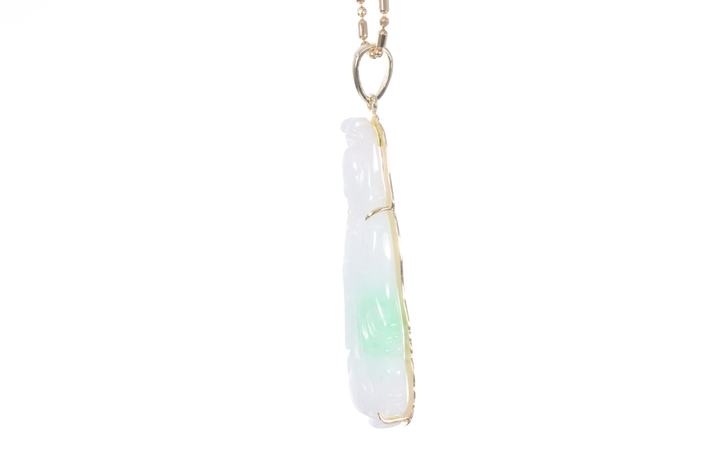 Jadeite Guan Yin Pendant