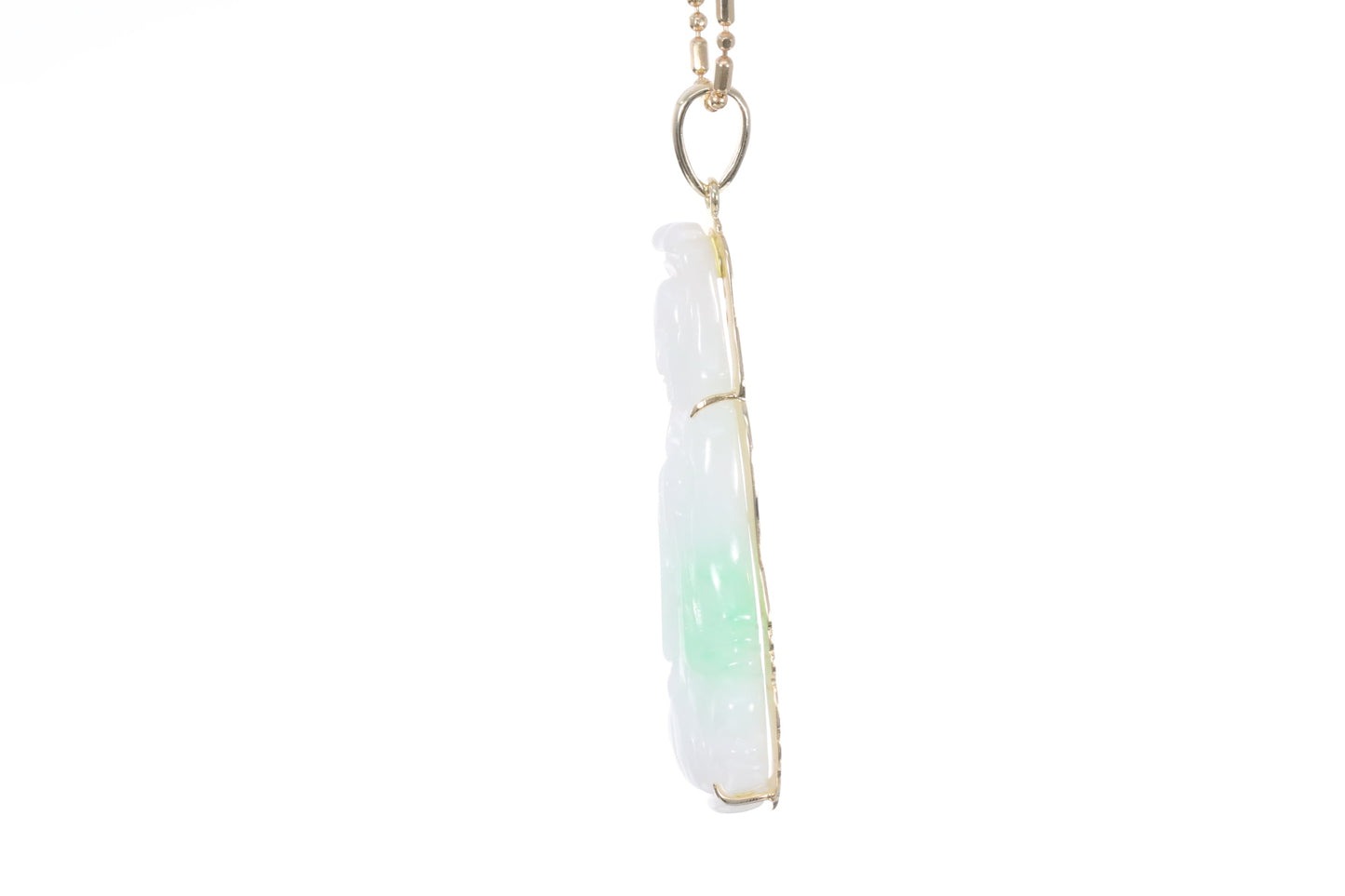 Jadeite Guan Yin Pendant