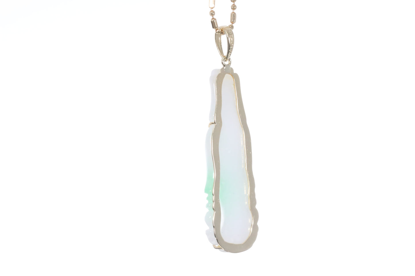 Jadeite Guan Yin Pendant