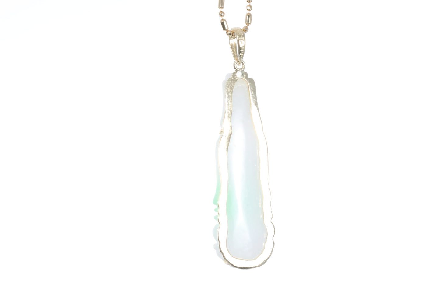 Jadeite Guan Yin Pendant