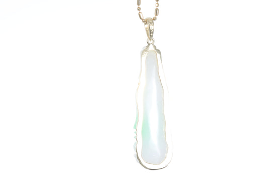 Jadeite Guan Yin Pendant