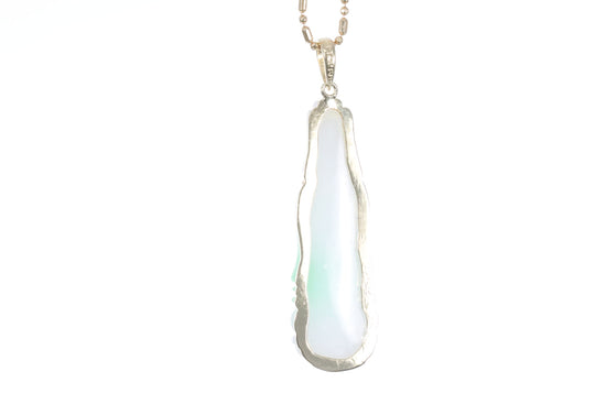 Jadeite Guan Yin Pendant