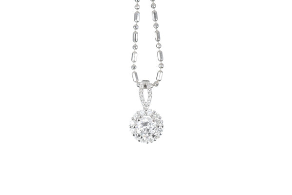 Halo Diamond Pendant